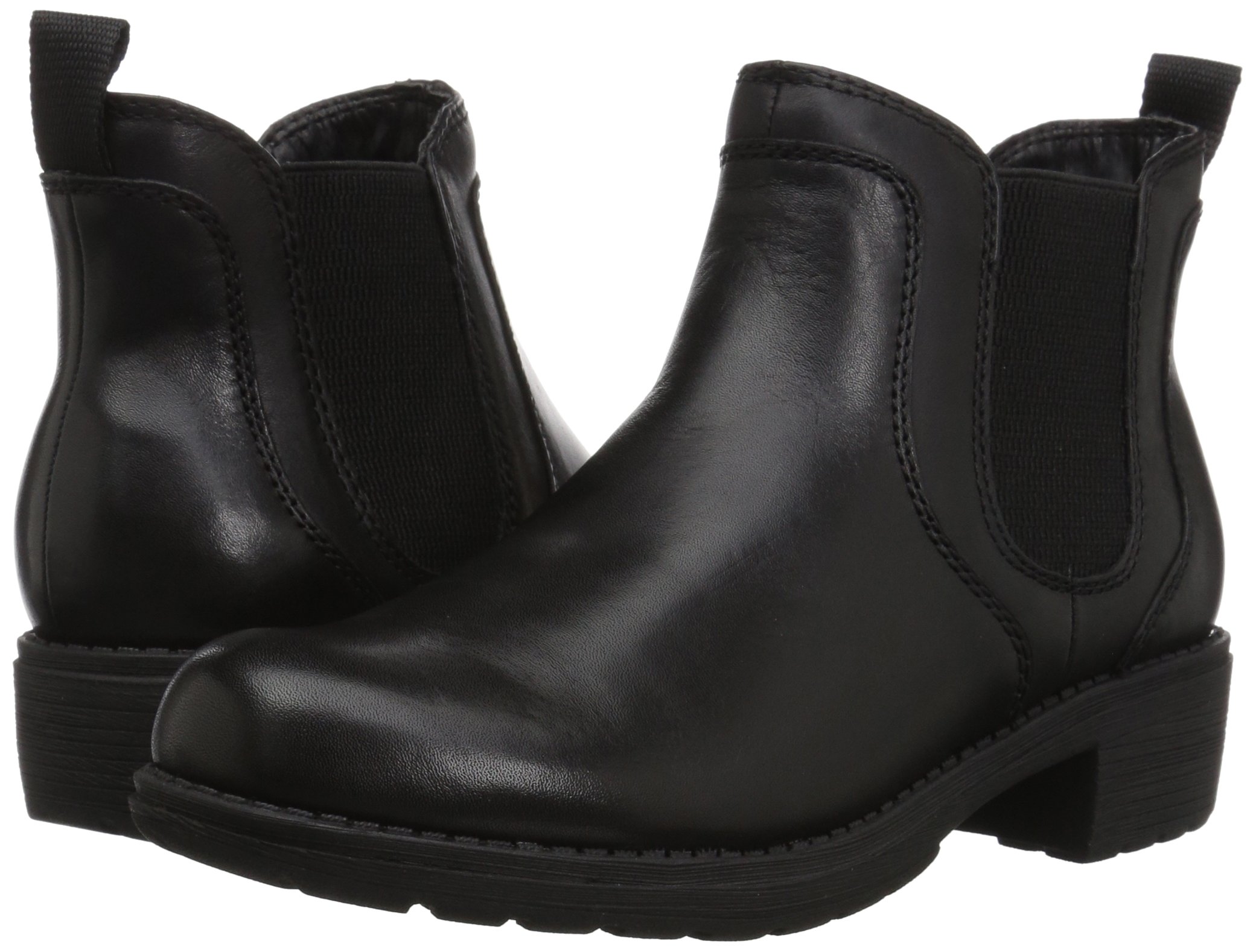 Eastland Women's Double Up Chelsea Boot - Waterproof Ankle Booties for Women, Comfortable Slip-On Winter Shoes with Cushioned Insole (Casual Outfit, Office Wear, Fall & Winter Fashion)