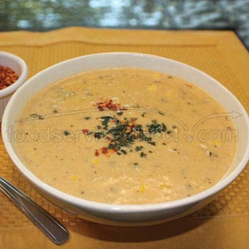 Blount Fine Foods Rip Roarin Crab and Corn Soup - 4 lb. Package (4 per Case) | Premium Seafood Bisque for Restaurants, Catering & Family Meals