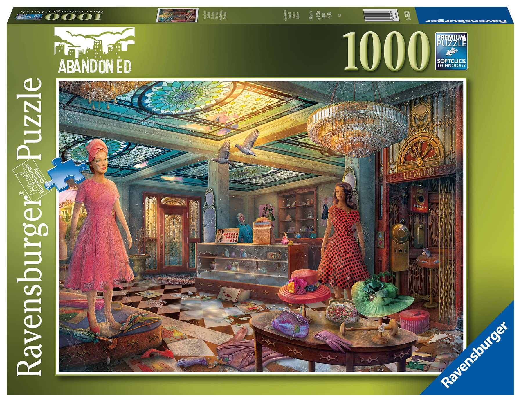 Ravensburger 1000 Piece Puzzle - Abandoned Shop, Adult Jigsaw Puzzles for Framing & Decor, 70x50cm - Perfect Gift for Puzzle Lovers & Home Decoration