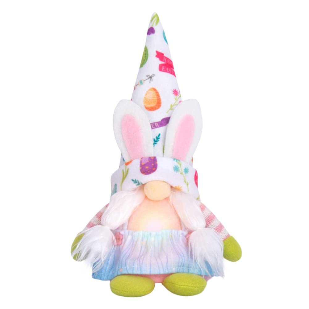 Faceless Plush Bunny Doll Ornaments - Easter Gnome Decor for Table Centerpiece, Tiered Tray, Home Decor | Perfect for Spring Decorations, Easter Party Favors & Nursery Room Decor