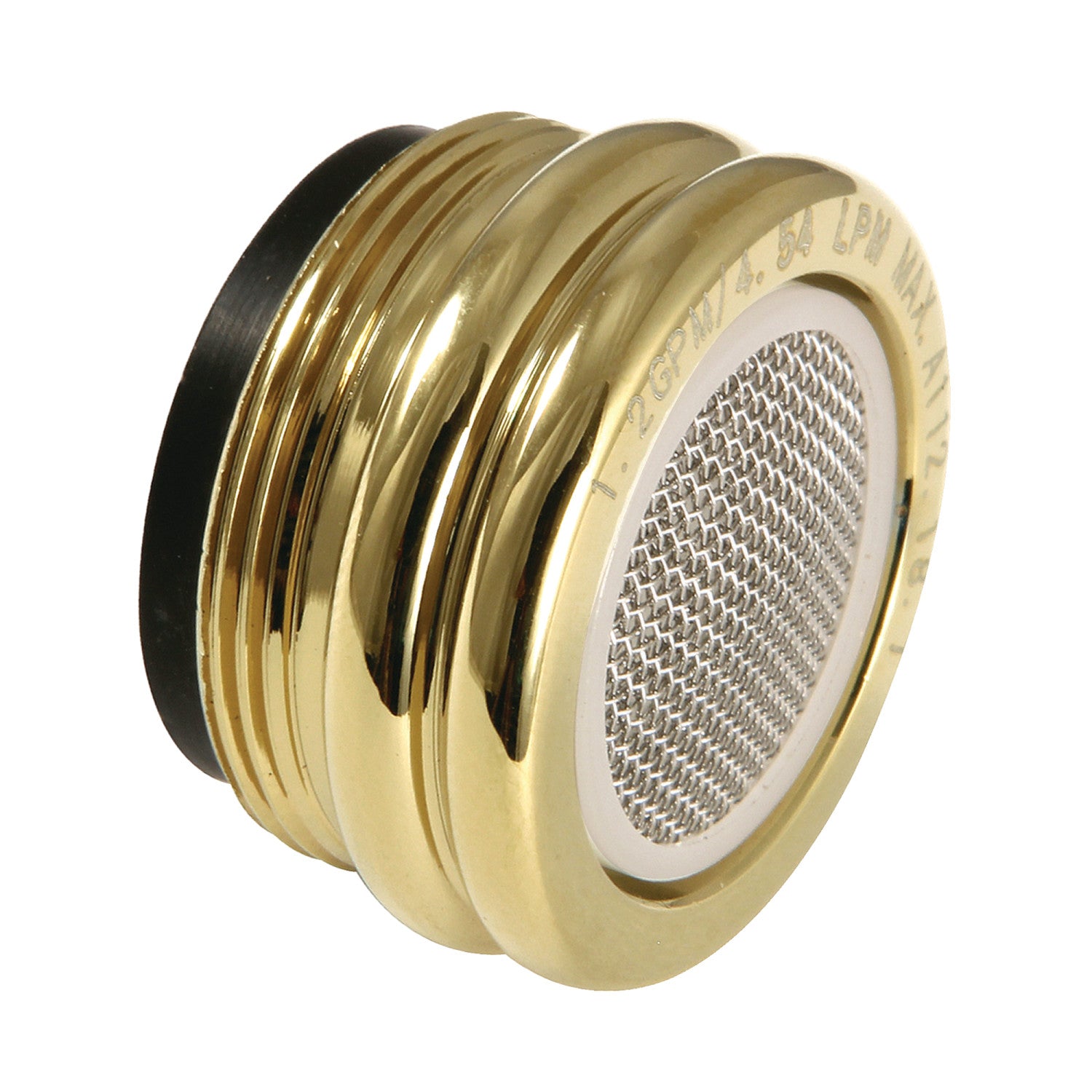 Cal Green Z12KSSA3402 CEC Compliant Water-Saving Aerator - Polished Brass Finish for Faucets | Perfect for Bathroom, Kitchen & Commercial Use