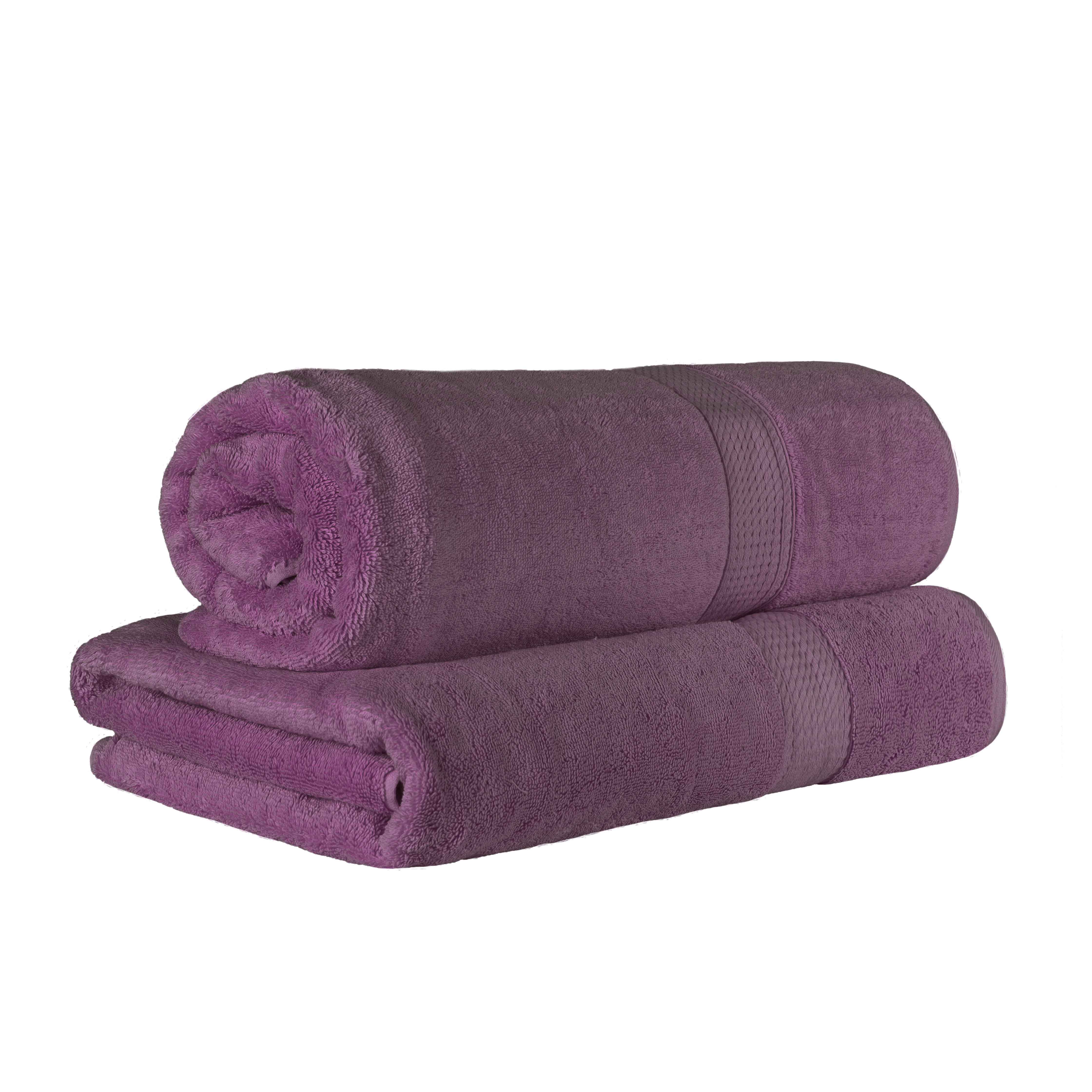 Premium 100% Egyptian Cotton Bath Sheet Set of 2 - Ultra Soft, Absorbent & Quick-Drying Luxury Towels for Spa, Hotel & Home Use