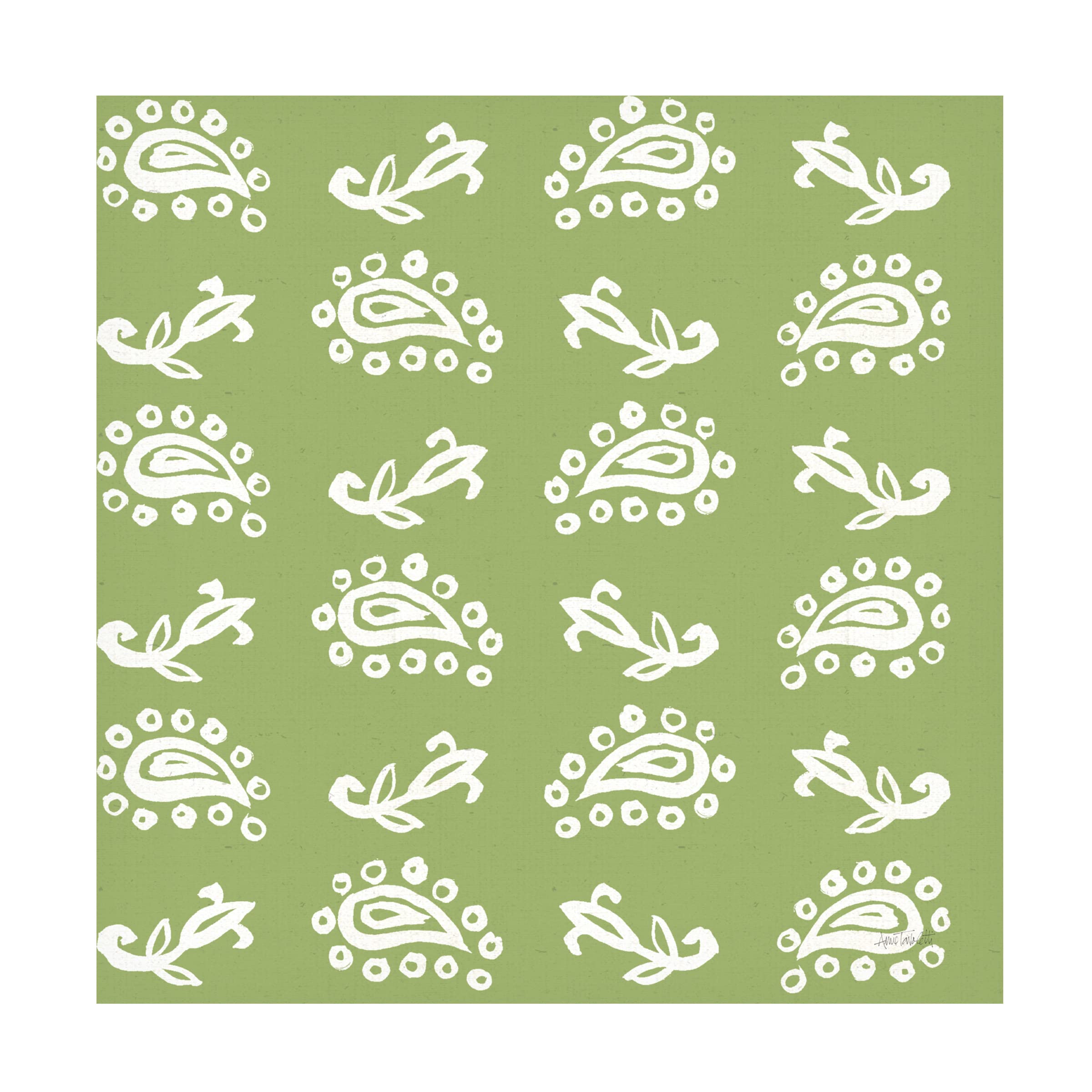 Anne Tavoletti 'Fruit Stand Pattern IIH' Canvas Wall Art Print - Modern Home Decor for Living Room, Bedroom & Office - Trademark Fine Art Collection