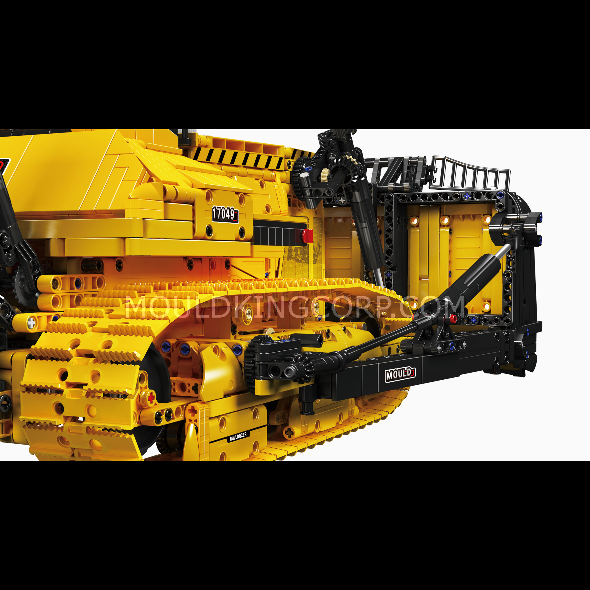 MOULD KING 17049 Liebherr PR766 Remote Control Bulldozer Building Kit - 3,568 Piece Construction Toy Set for Adults & Kids | STEM Learning, Engineering Gift, DIY Project for Home & Office Display