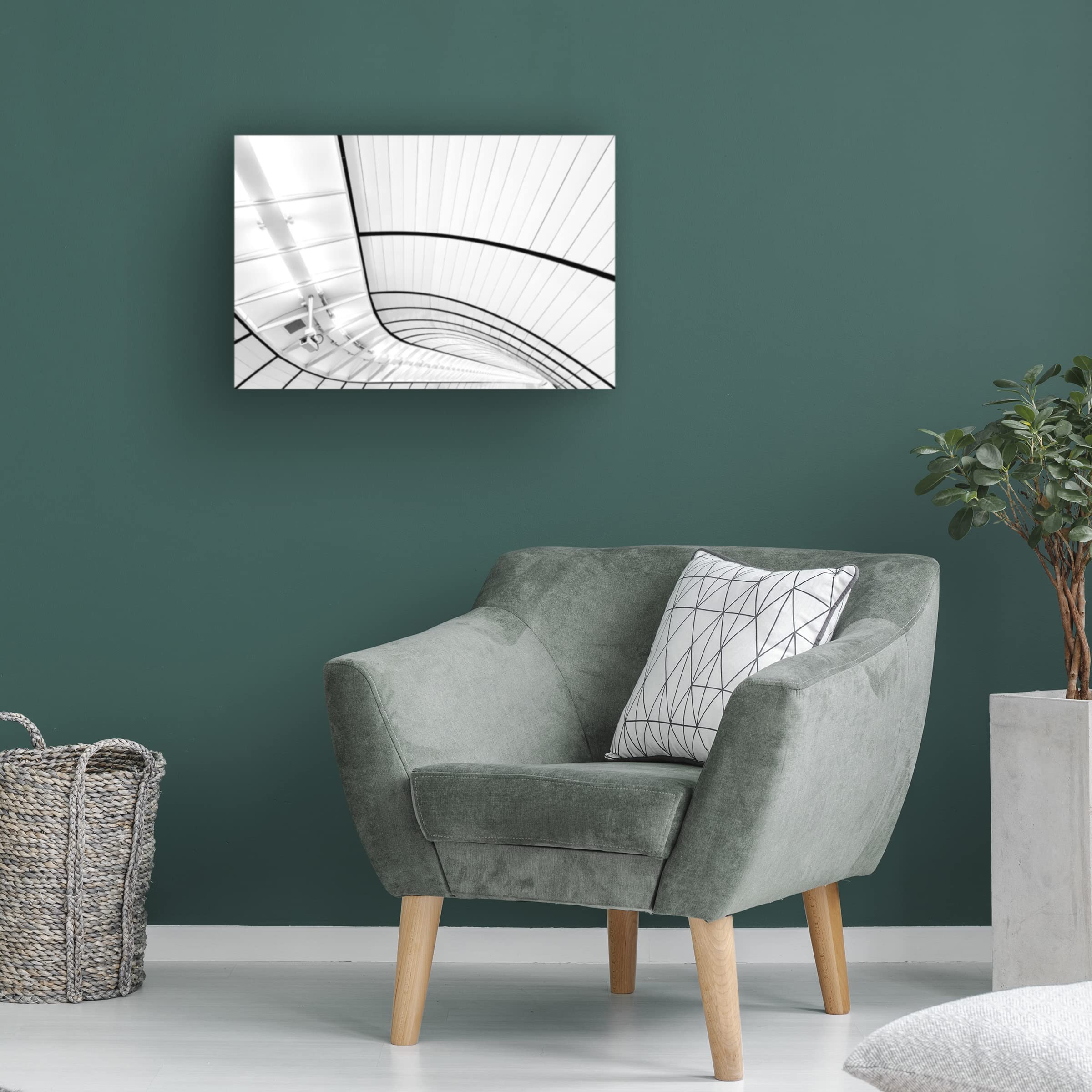 Gerard Jonkman 'Video Surveillance' Canvas Wall Art Print - Modern Home & Office Decor for Living Room, Bedroom, or Workspace