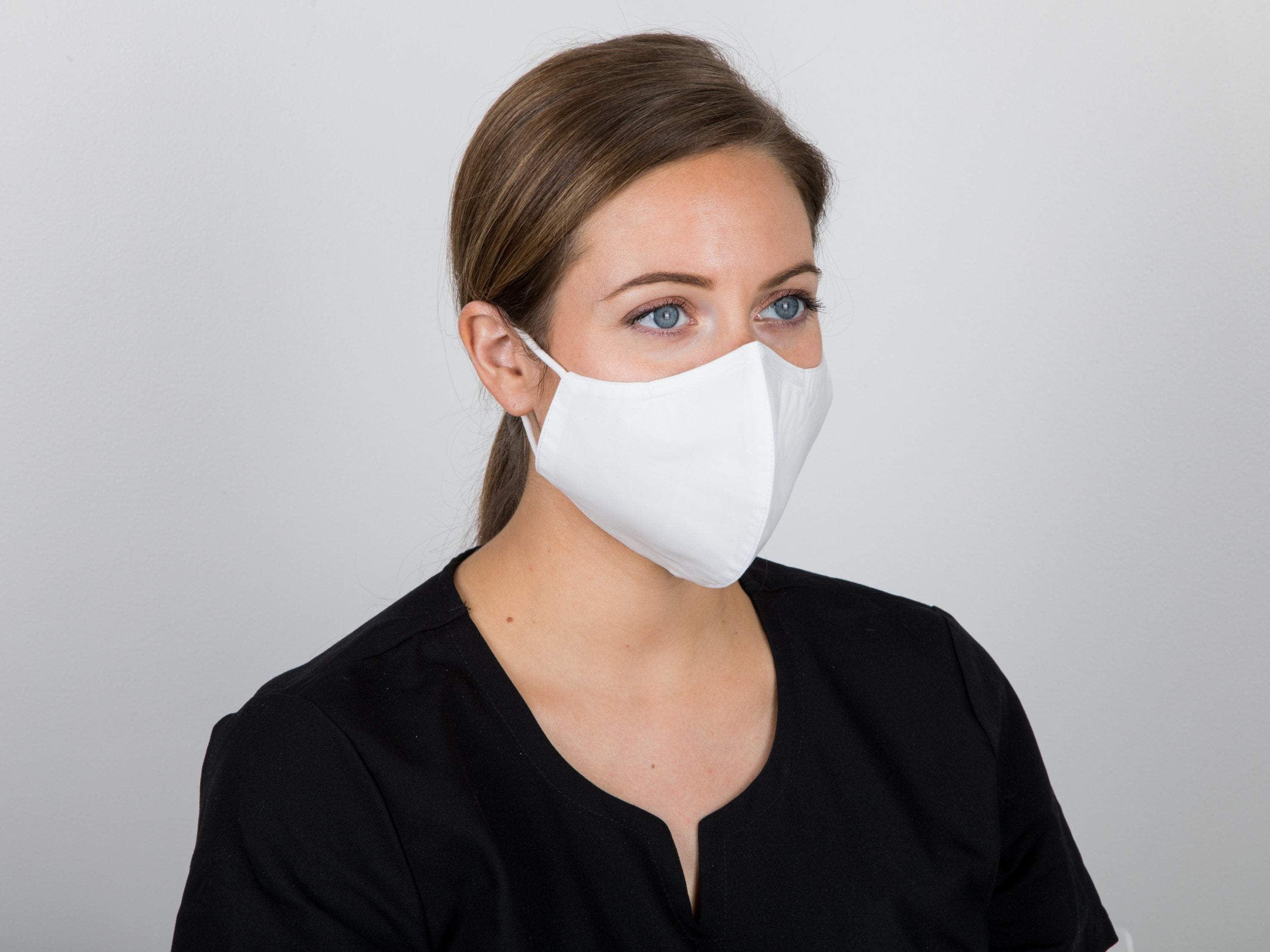 3 Layer Microfiber Earloop Face Mask - Breathable & Comfortable Disposable Masks for Daily Protection - Perfect for Work, Travel, and Public Spaces
