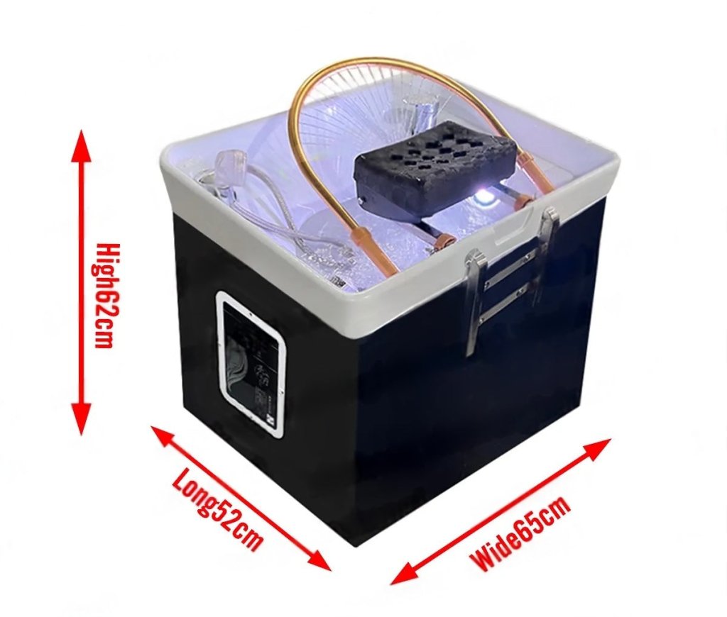 Portable Thai & Japanese Head SPA Acrylic Wash Basin - SalonLand Adjustable Back Wash Bowl for Hair Salon & Home Spa Use