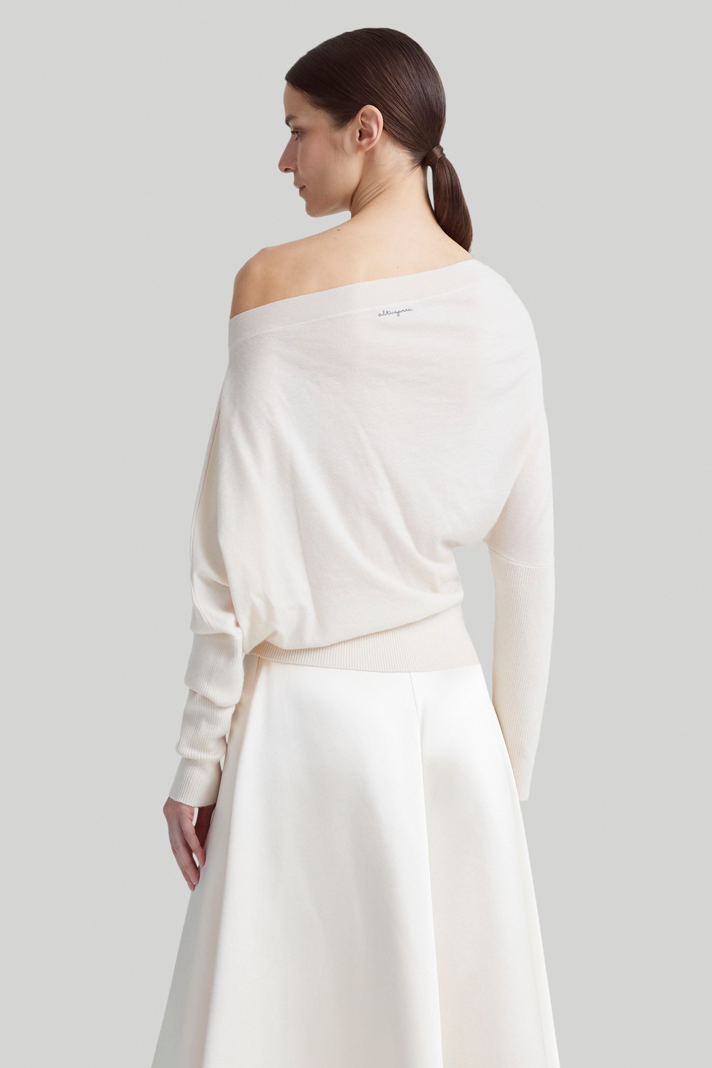Grainge Women's Ivory Sweater - Soft & Cozy Knit Pullover for Fall & Winter | Perfect for Casual Outfits, Office Wear & Date Nights