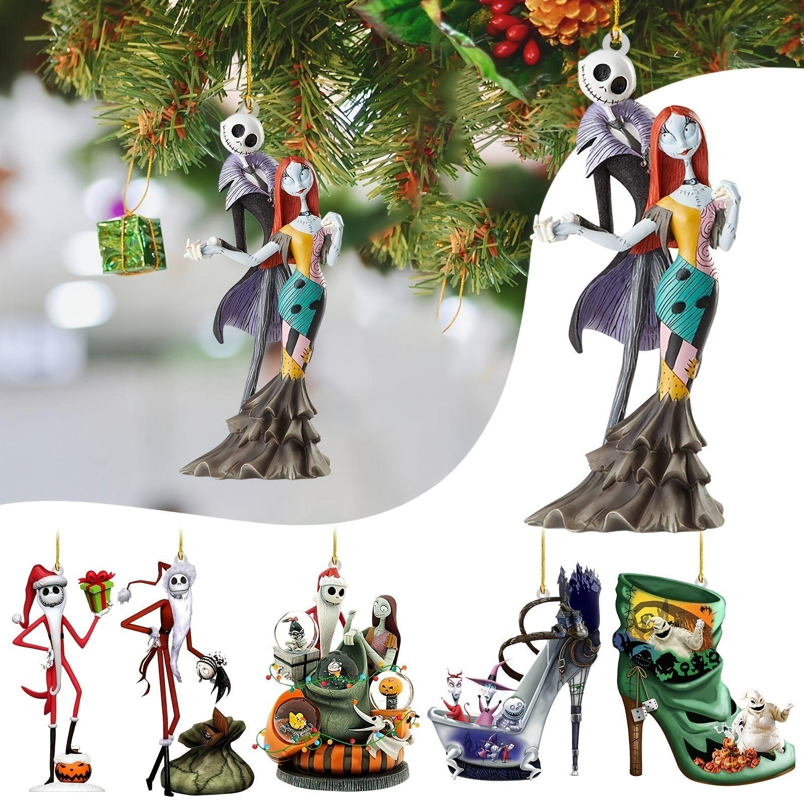 1pc Acrylic Pendant Doll Charm - Christmas Tree Ornament & Home Decor for Holiday Gifts, Party Favors, and Festive Decorations