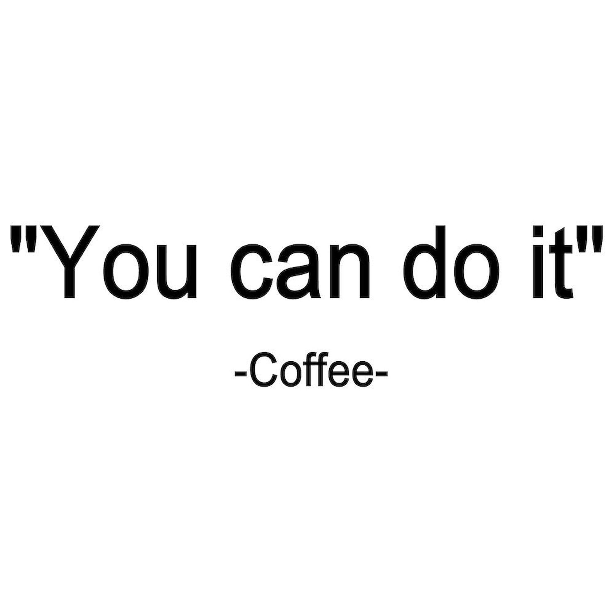 CafePress 'Coffee You Can Do It!' 11 oz (325 ml) Ceramic Coffee Mug - Motivational Gift for Office, Home & Coffee Lovers