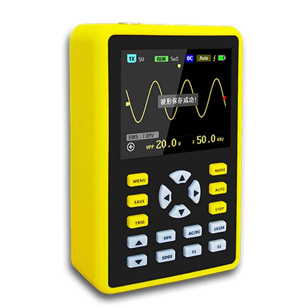 TIZJ 100MHz Handheld Digital Oscilloscope - Portable Mini Storage Scope with 2.4