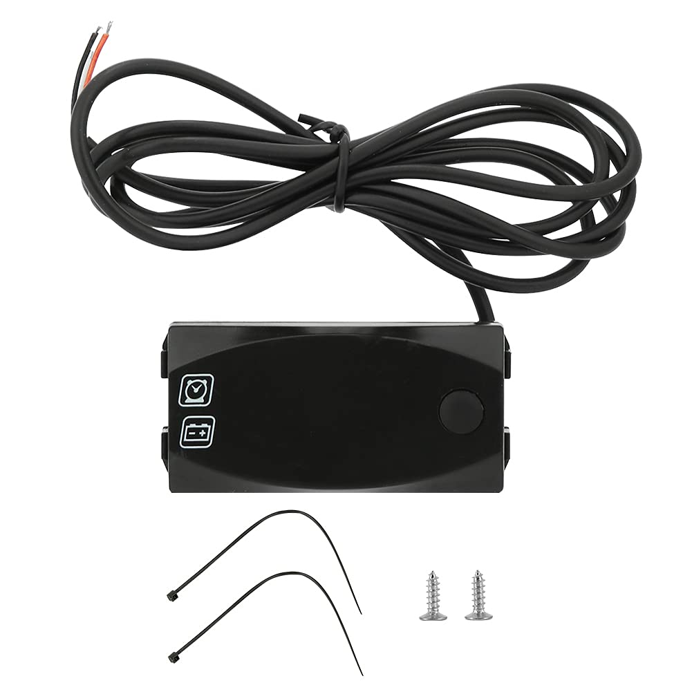 GOTOTOP Motorcycle Voltmeter & LED Clock - IP67 Waterproof for Riding
