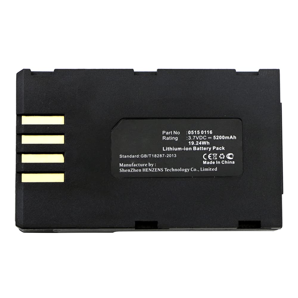 Synergy Testo 0515 0116 Battery - 5200mAh Li-ion for Digital Equipment