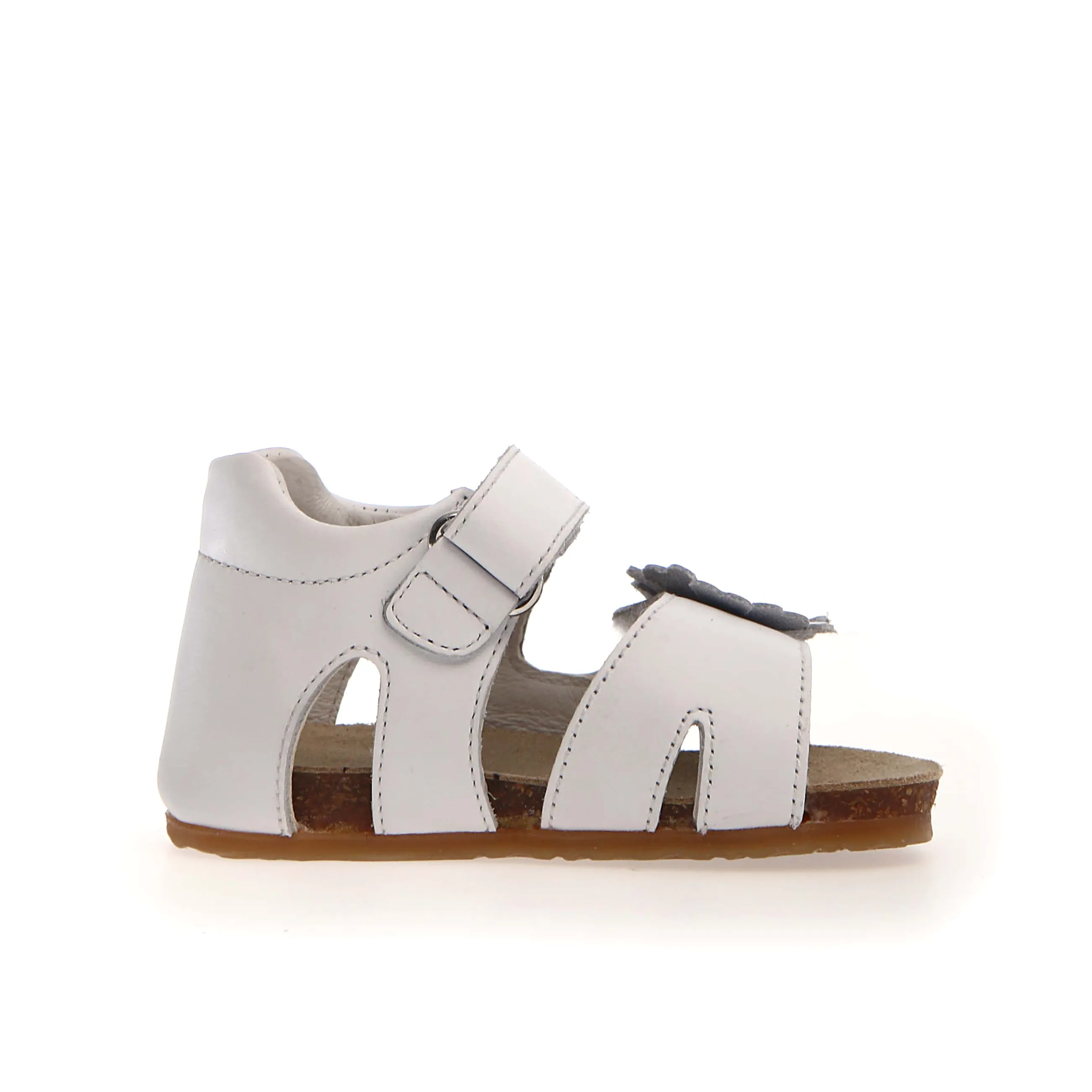 Falcotto Cuska Girls Summer Sandals - White | Comfortable & Stylish Kids Beach Shoes for Outdoor Play, Poolside & Vacation