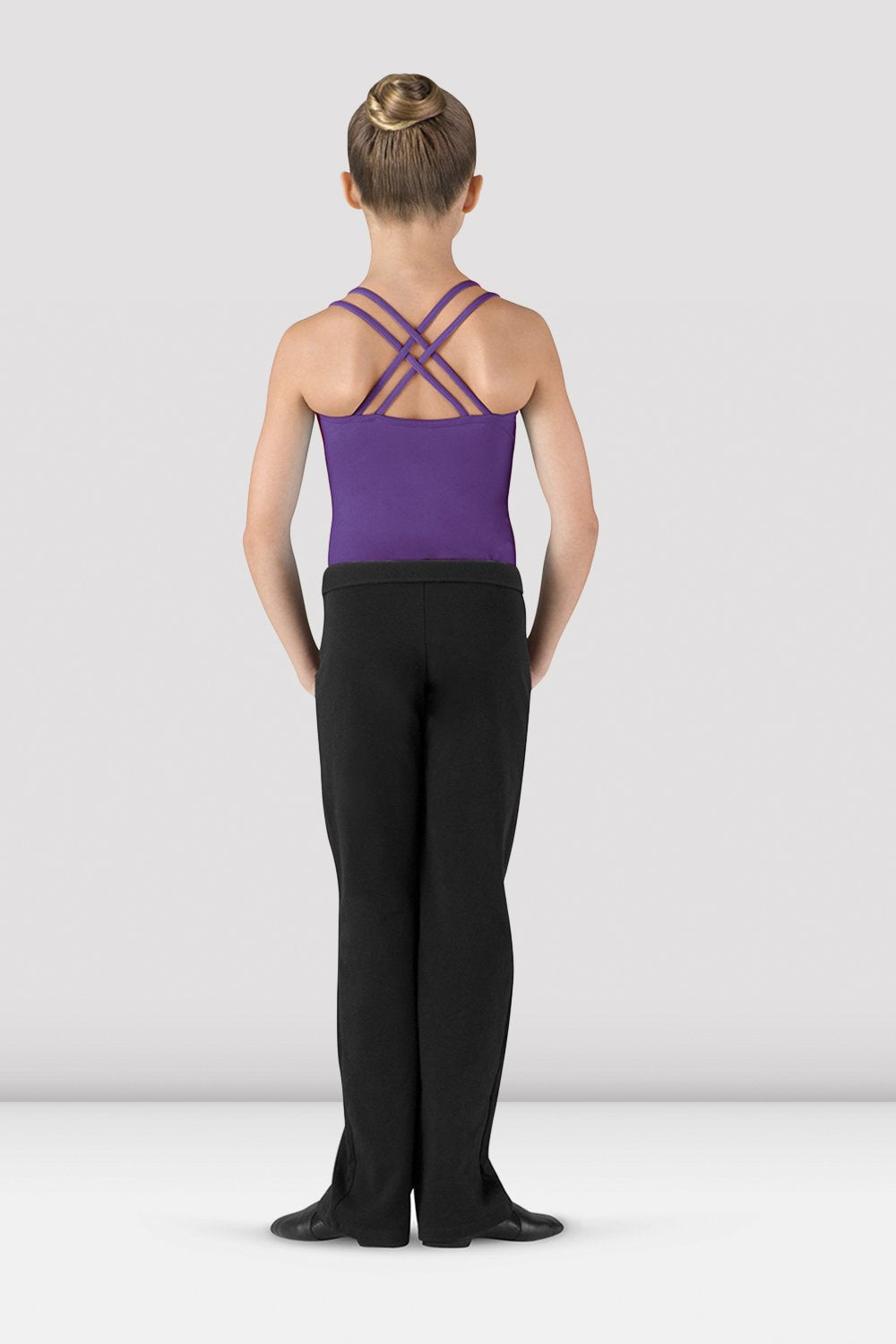 Girls V-Front Bootcut Jazz Pants - Stretchy Dance Pants for Ballet, Jazz & Performance - Perfect for Dance Classes & Stage Costumes
