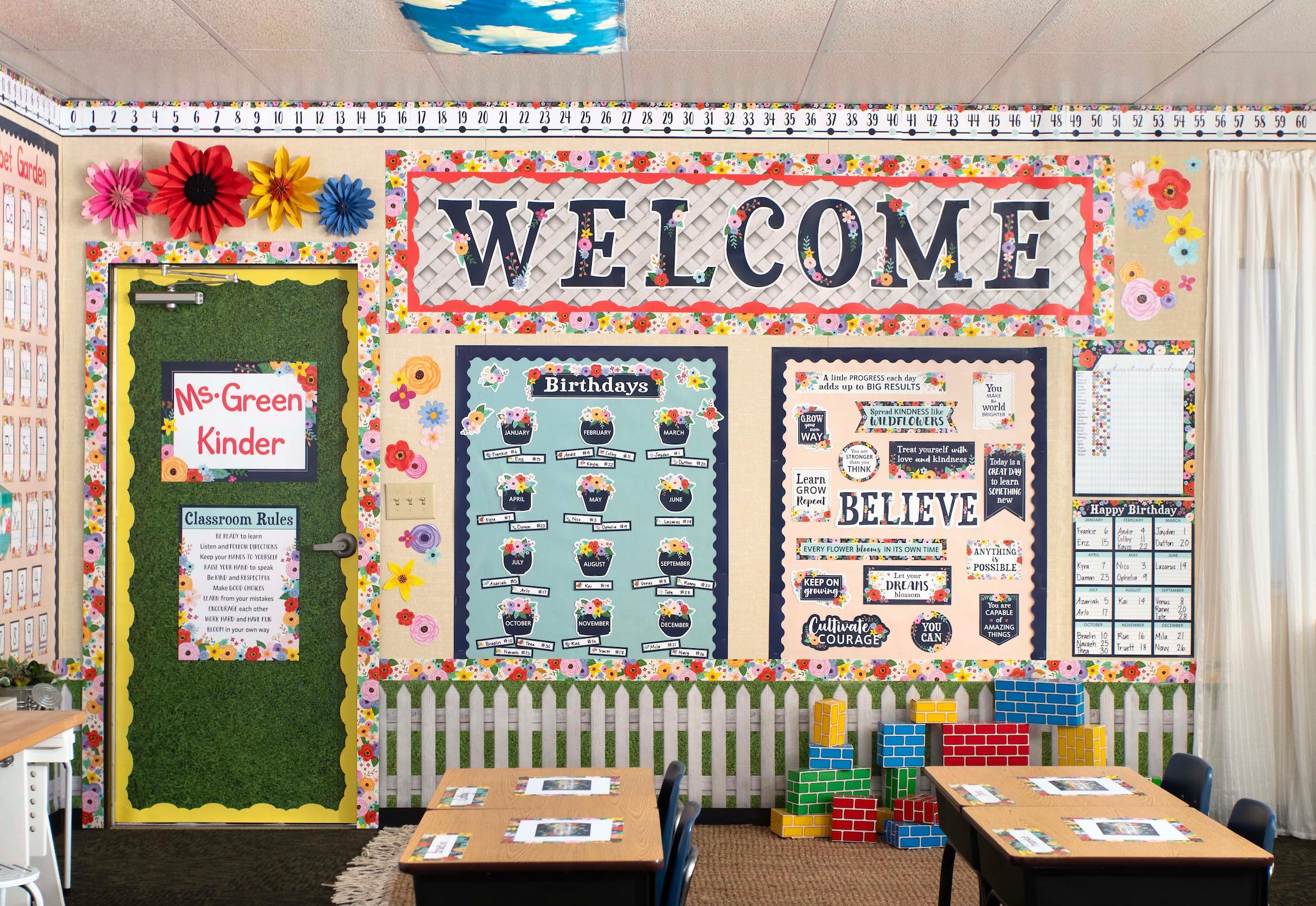 Better Than Paper® White Trellis Bulletin Board Roll - Perfect for Classroom Decor, Office Displays & DIY Projects