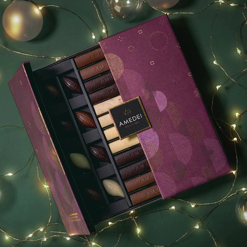 Premium Amedei Incanto Chocolate Gift Box - 28 Piece Gourmet Assortment | Perfect for Holidays, Birthdays & Corporate Gifts