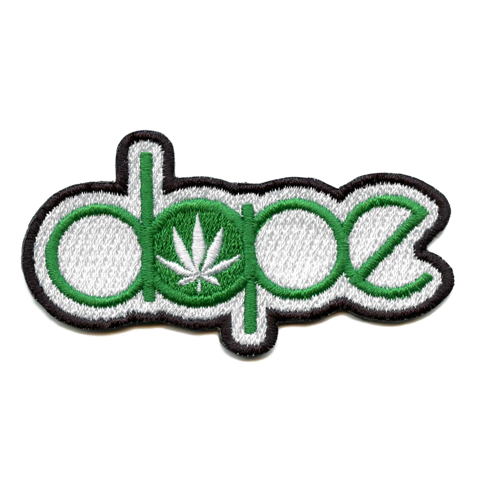 Leaf Patch Weed Lover Embroidered Iron-On Patch for Jackets, Hats & Bags - Perfect for Stoner Fashion & Cannabis Enthusiast Style