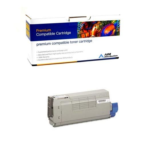 High-Yield AIM Compatible Black Toner Cartridge Replacement for Okidata MC-860 (9500 Pages) - 44059228 | Perfect for Office Printing, Home Use & Small Businesses