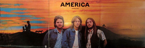 America - Homecoming LP Album (Vinyl, Tri-Fold, Very Good Condition) - Perfect for Vintage Music Collectors & Classic Rock Enthusiasts