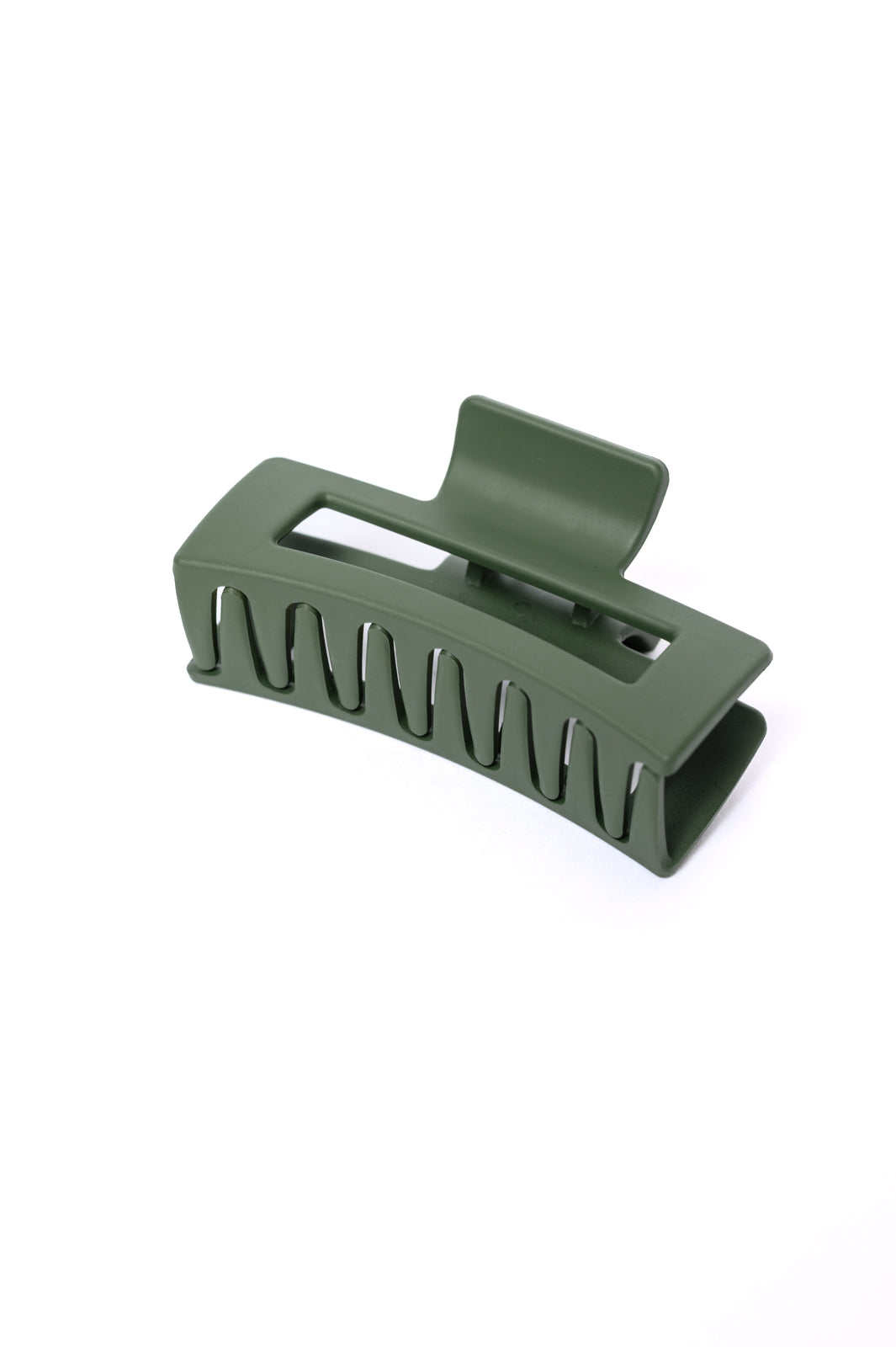 4 Pack Forest Green Hair Claw Clips for Women - Strong Hold Hair Clips for Thick Hair, Ponytail, Bun & Updos - Perfect for Work, Gym, Travel & Everyday Use