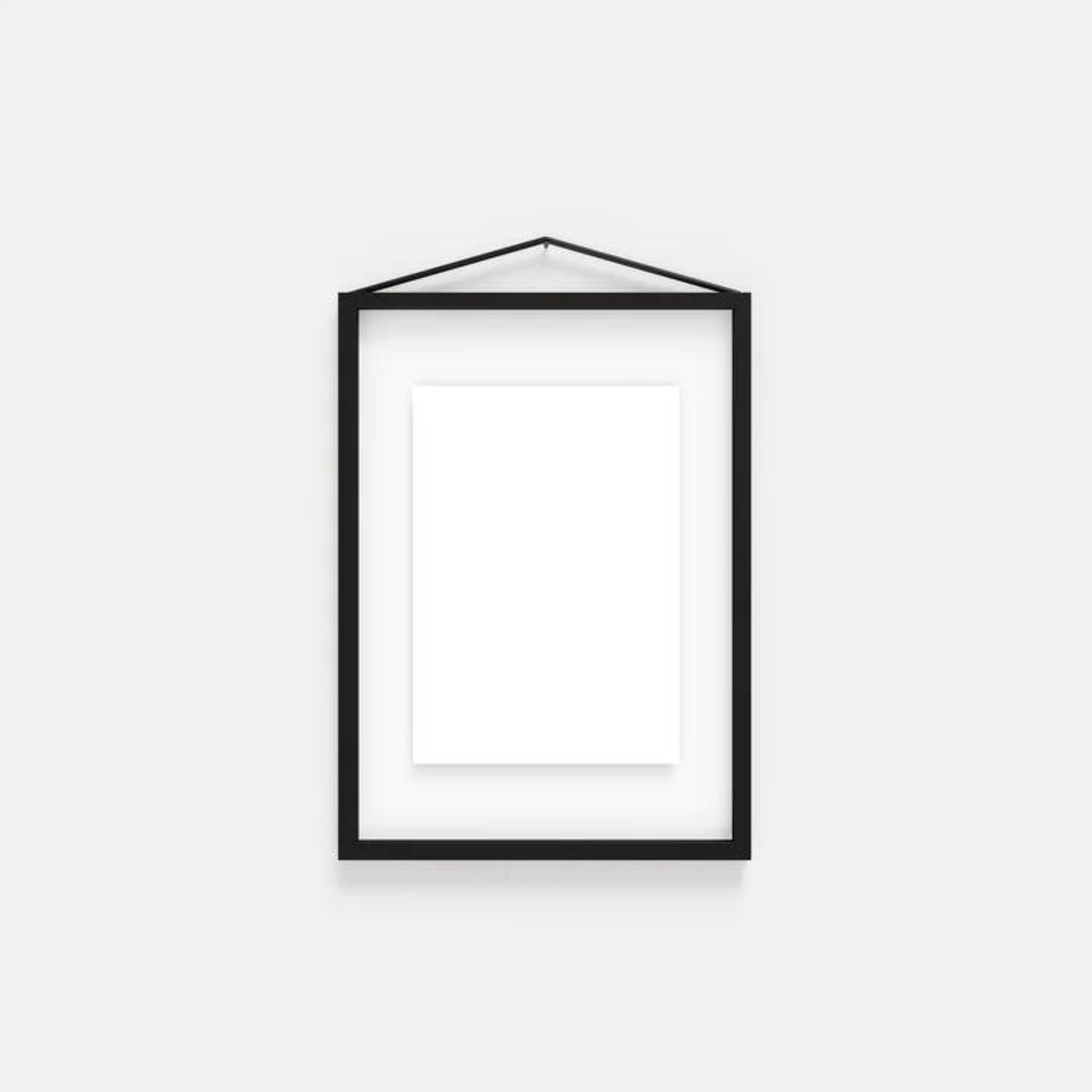 MOEBE Frame - Black Powder Coated Metal Picture Frame - 6 Size Options for Wall Art, Photos & Posters - Perfect for Home, Office & Gallery Decor