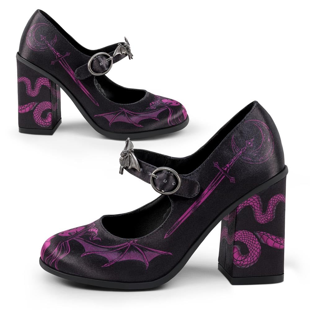 Hot Chocolate Design Chocolaticas Women's High Heel Mary Jane Pumps - Elegant Dress Shoes for Parties, Weddings & Office Wear