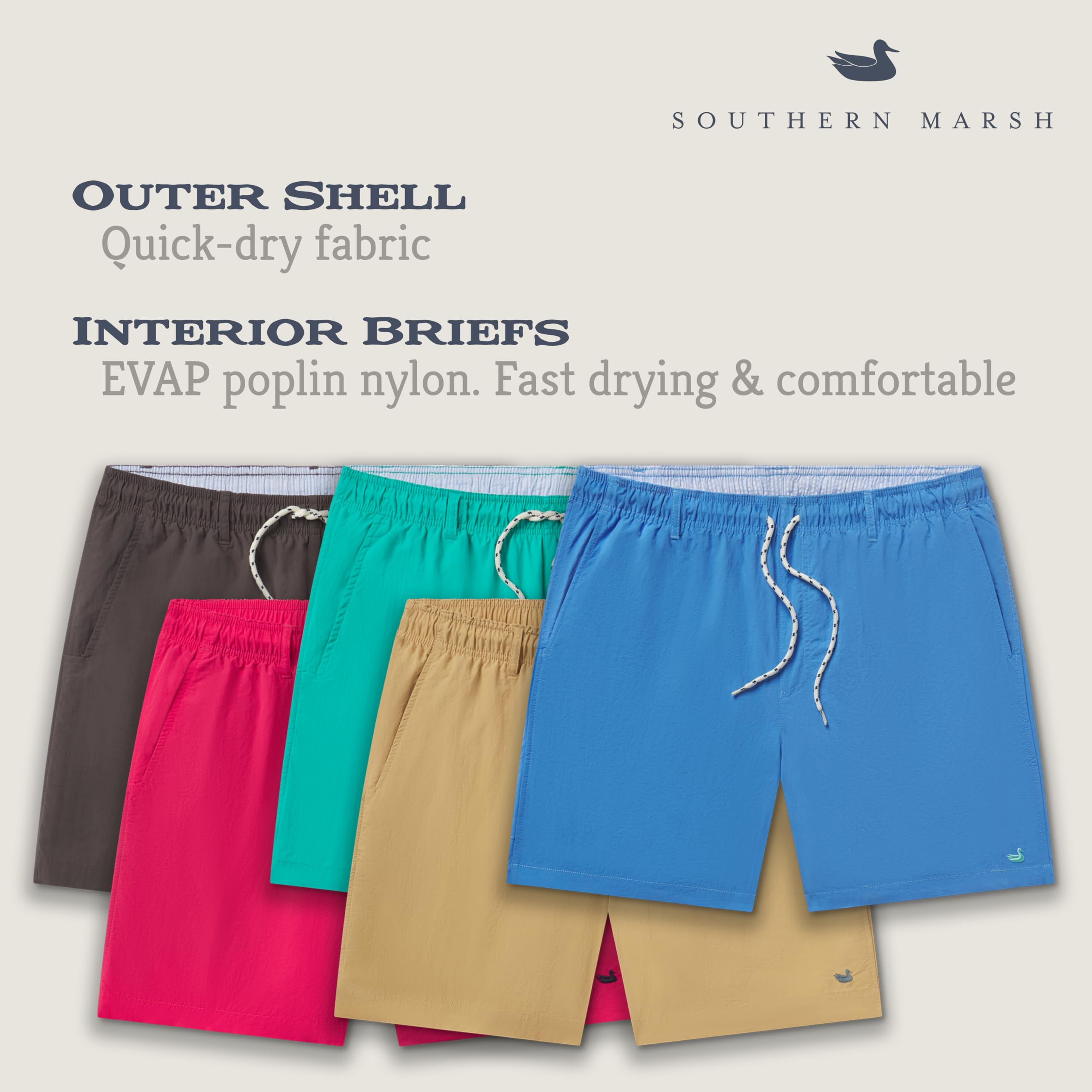 Men's Quick-Dry Swim Trunks with Anchor Print - Comfortable Beach Shorts for Swimming, Surfing & Summer Vacations