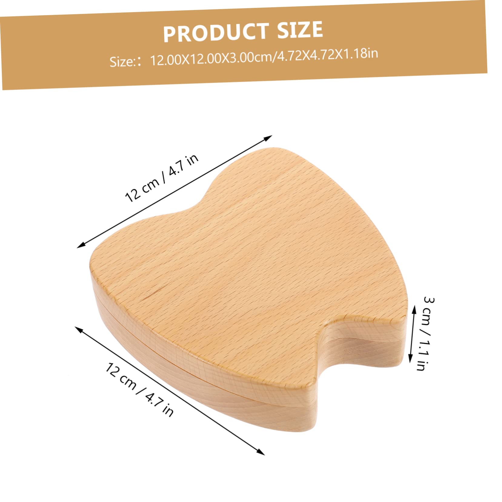 UPKOCH 3pcs Wooden Baby Tooth Memory Box Set - First Tooth Keepsake Holder for Kids, Baby Teeth Storage Organizer with Engraved Design - Perfect for Baby Shower Gifts & Childhood Memorabilia Preservation
