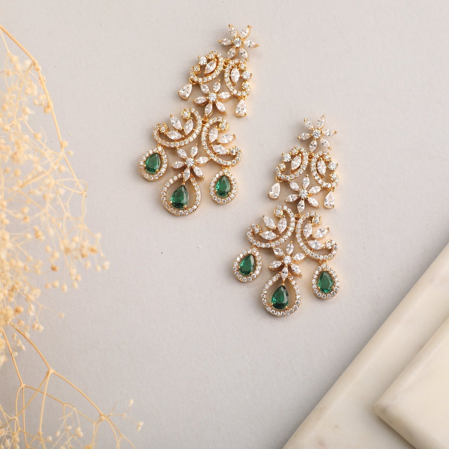 Camilla Delicate CZ Earrings - Sparkling Cubic Zirconia Stud Earrings for Women | Perfect for Weddings, Parties & Everyday Elegance