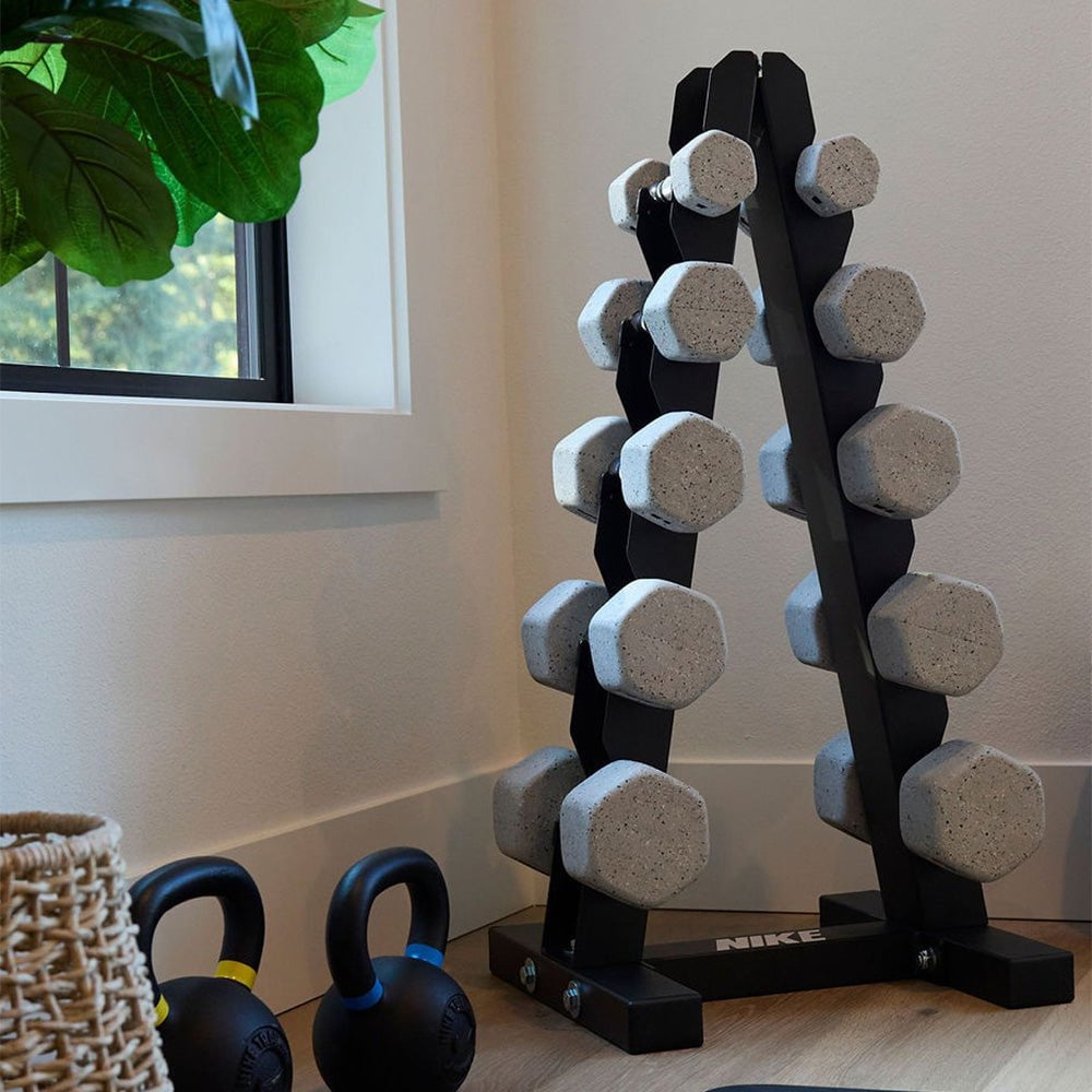 Nike Strength Dumbbell Tree - Adjustable Dumbbell Rack for Home Gym, Fitness Equipment Storage - Perfect for Garage, Basement & Home Workout Spaces