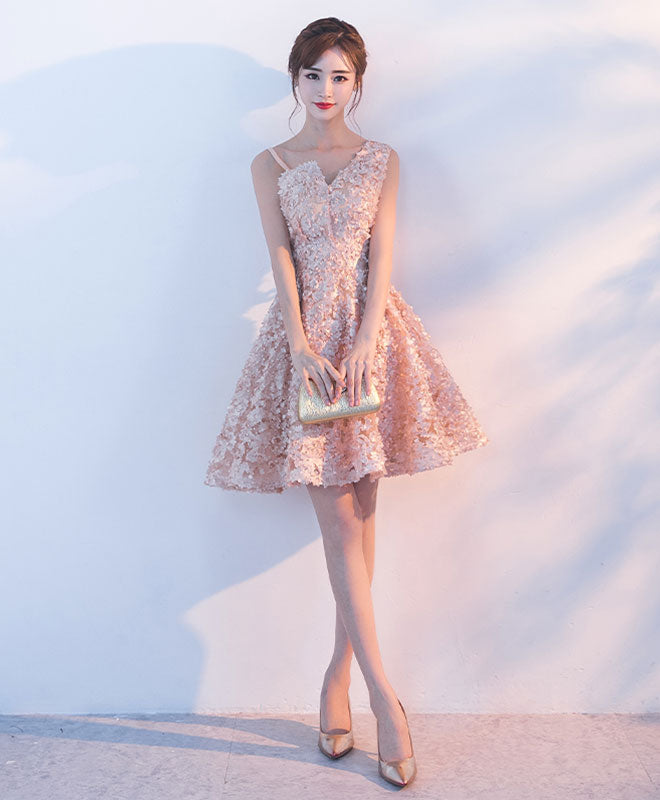 Elegant A-Line One Shoulder Short Prom Dress for Homecoming - Perfect for Parties, Dances & Special Occasions