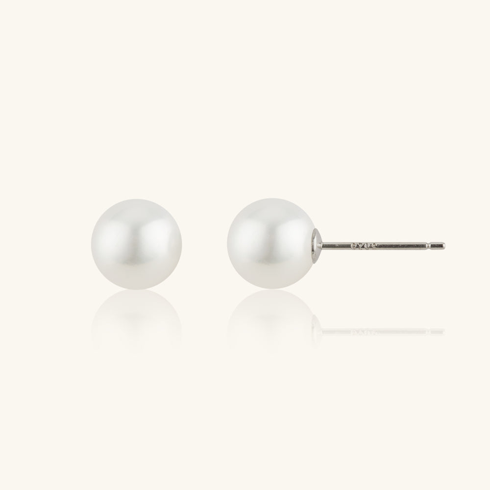 18K White Gold Plated
