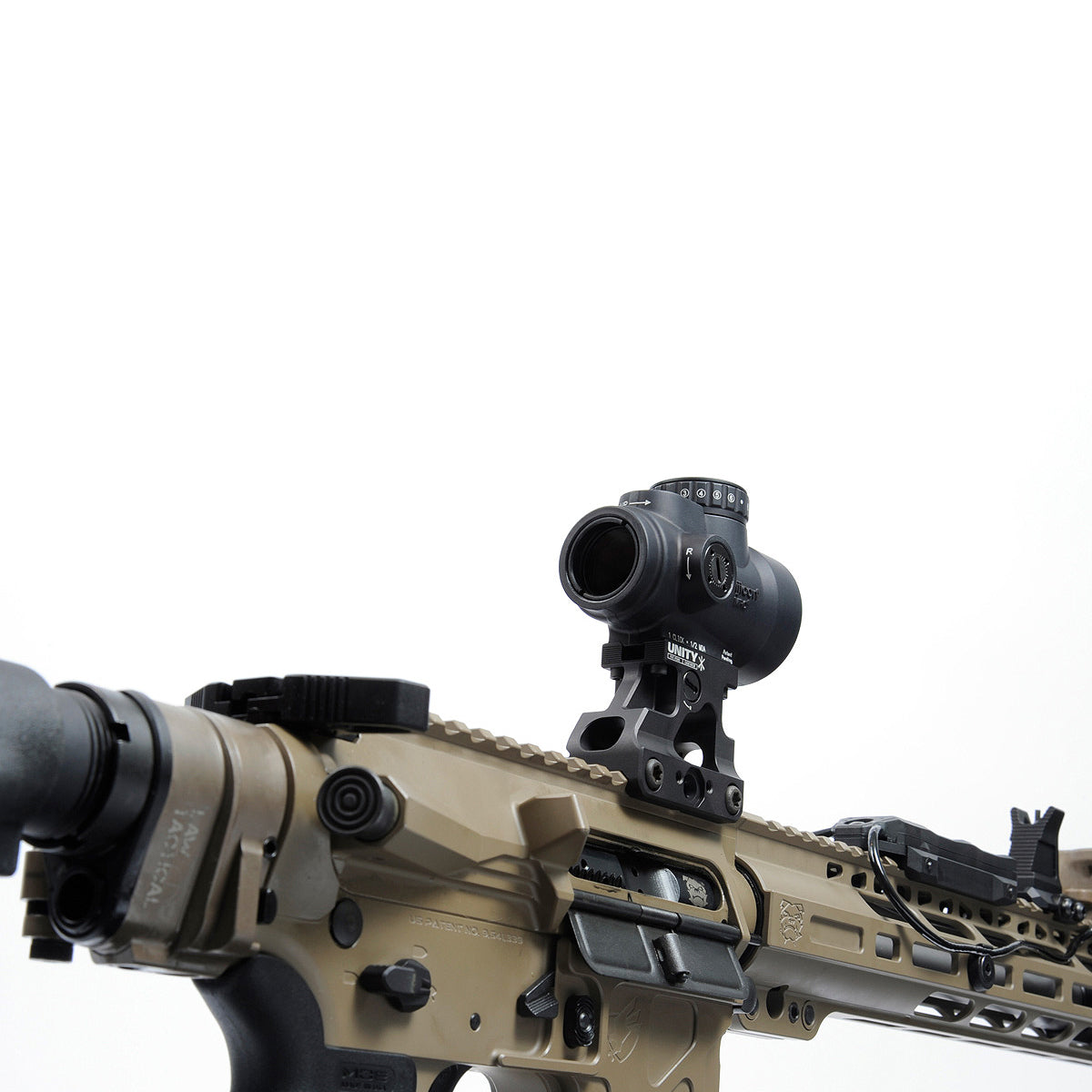 Unity Tactical FAST MRO Optic Mount - High-Quality Rifle Scope Mount for AR-15, AK-47 | Perfect for Tactical Shooting, Hunting & Outdoor Adventures