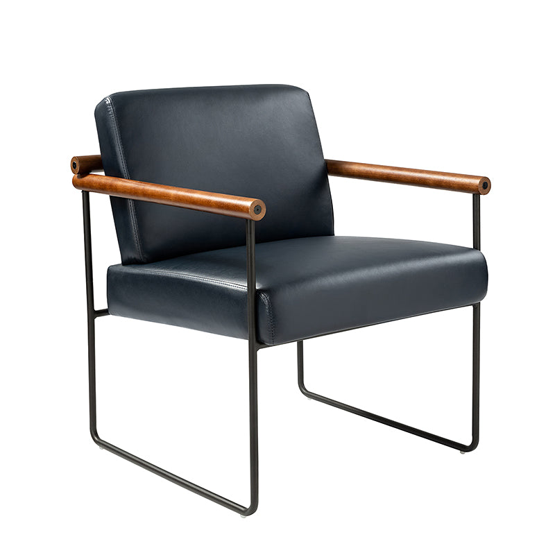 Edurne Modern Armchair with Sturdy Metal Legs - Perfect for Living Room, Office, and Lounge Areas