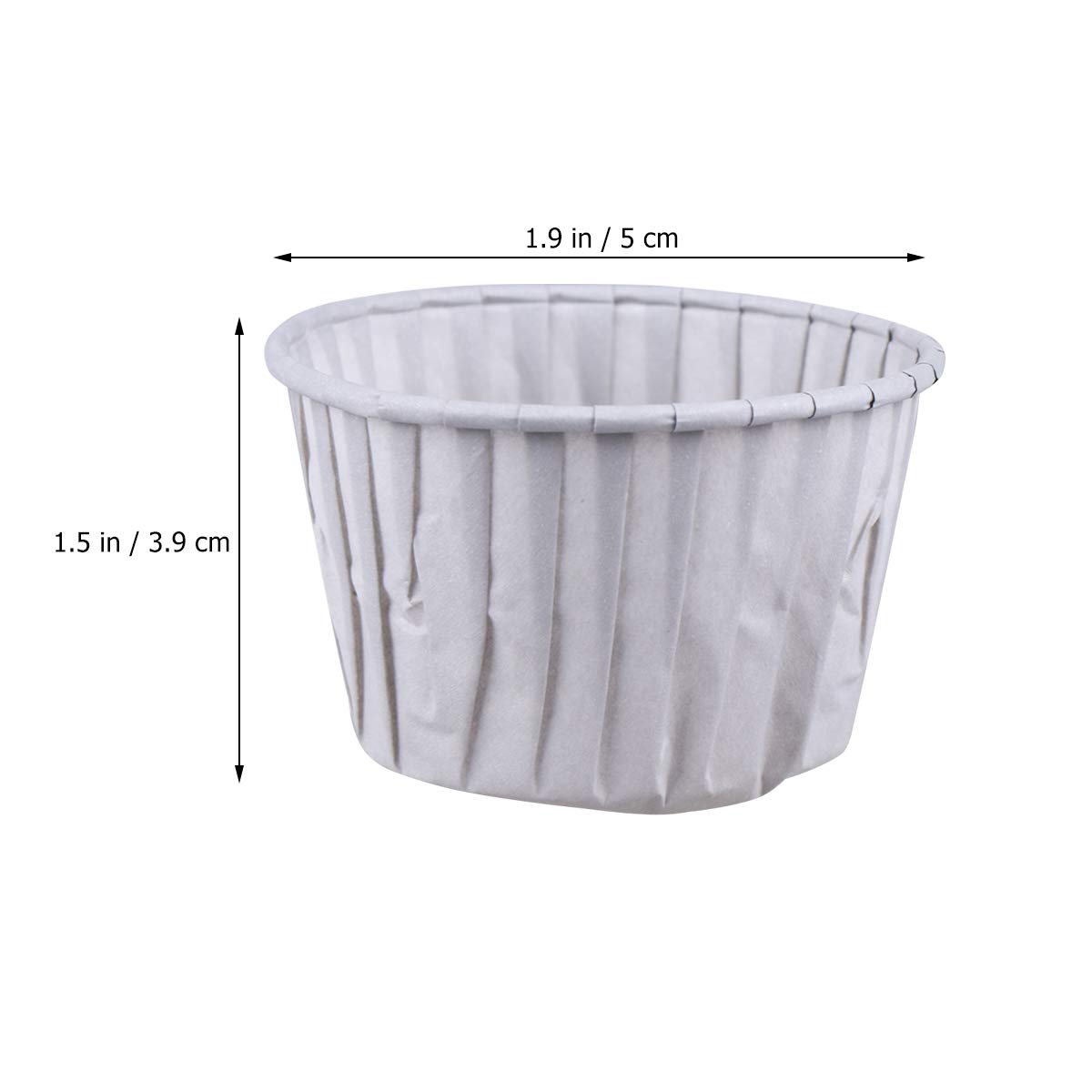 DOITOOL 50-Pack Foil Tulip Cupcake Liners - Premium Baking Cups for Muffins, Cupcakes & Mini Desserts - Perfect for Birthday Parties, Baking Supplies & Home Kitchen Use