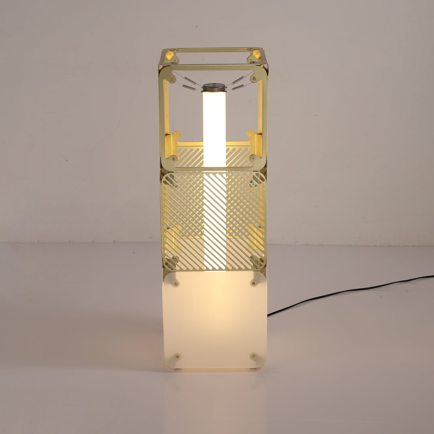 Hyperqube Modern LED Floor Lamp with Adjustable Brightness - Perfect for Living Room, Bedroom, and Office Lighting