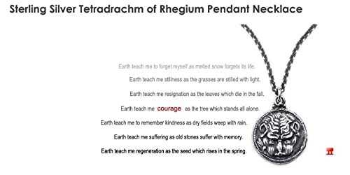 Authentic Solid Sterling Silver Roman Athena Owl Coin Tetradrachm Pendant Necklace - Ancient Greek Amulet, Talisman & Lucky Charm for Protection & Good Fortune | Perfect for History Lovers, Jewelry Collectors & Spiritual Gifts