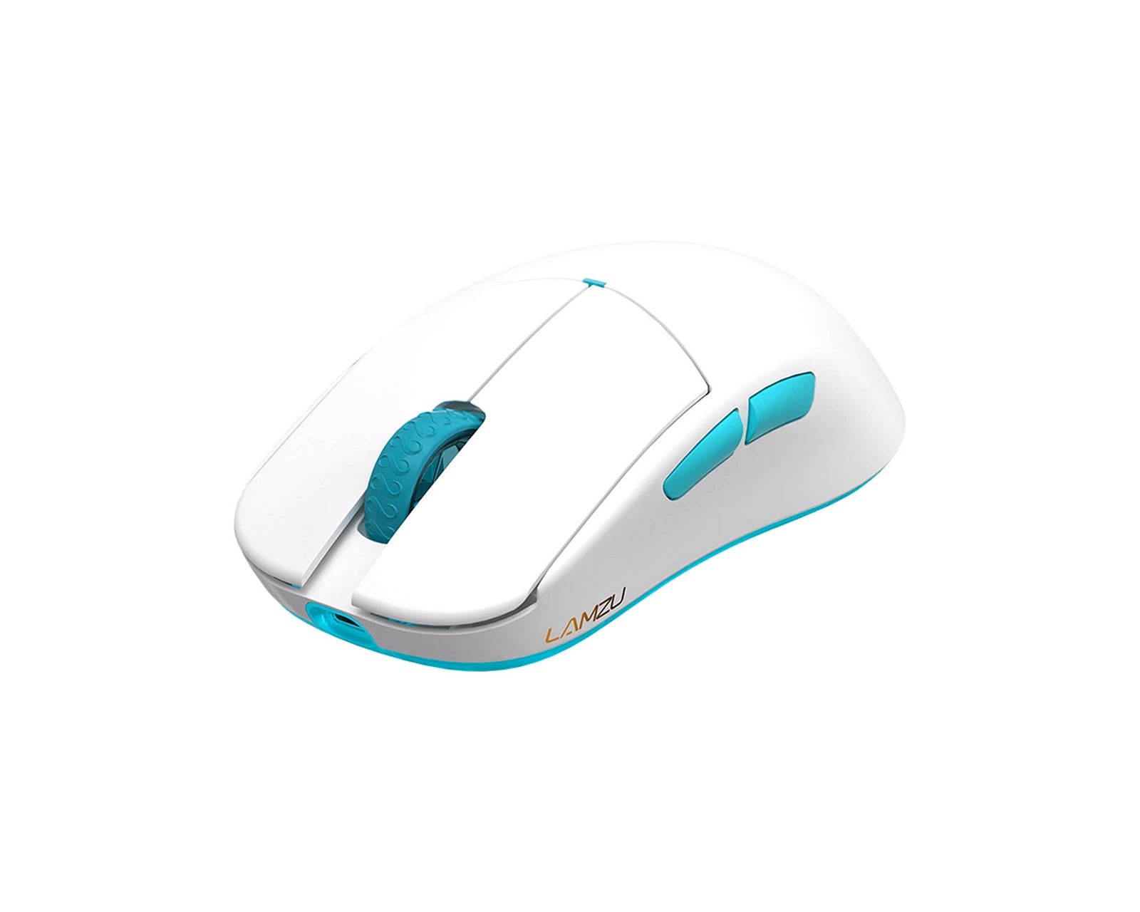 Lamzu Atlantis OG V2 Pro Wireless Gaming Mouse - Polar White (4K Compatible) - Ergonomic Esports Mouse for PC, Mac, Laptop Gaming & Office Work