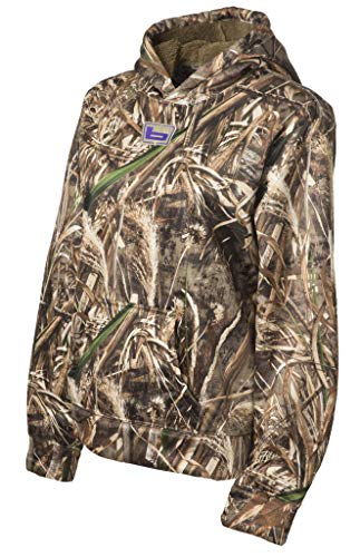 Banded Gear Women's Atchafalaya Camo Hoodie - Warm Fleece-Lined Pullover for Outdoor Hunting & Casual Wear