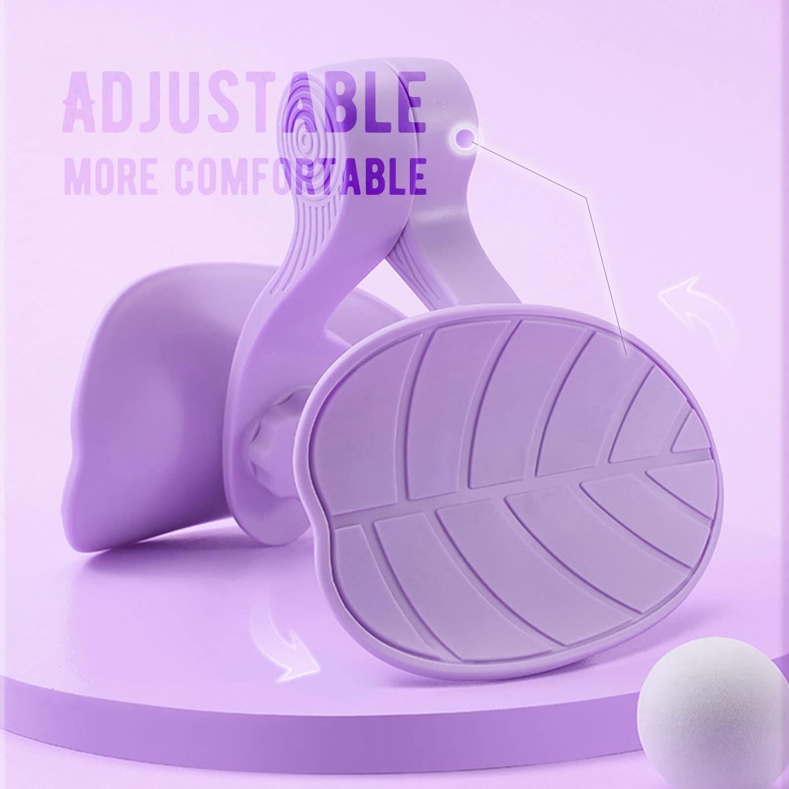 Homimanor Thigh Master Exerciser - Hip & Inner Thigh Toner with Figure 8 Resistance Band for Legs & Arms - Pelvic Floor Muscle Trainer for Women - Perfect for Home Workouts, Yoga & Kegel Exercises