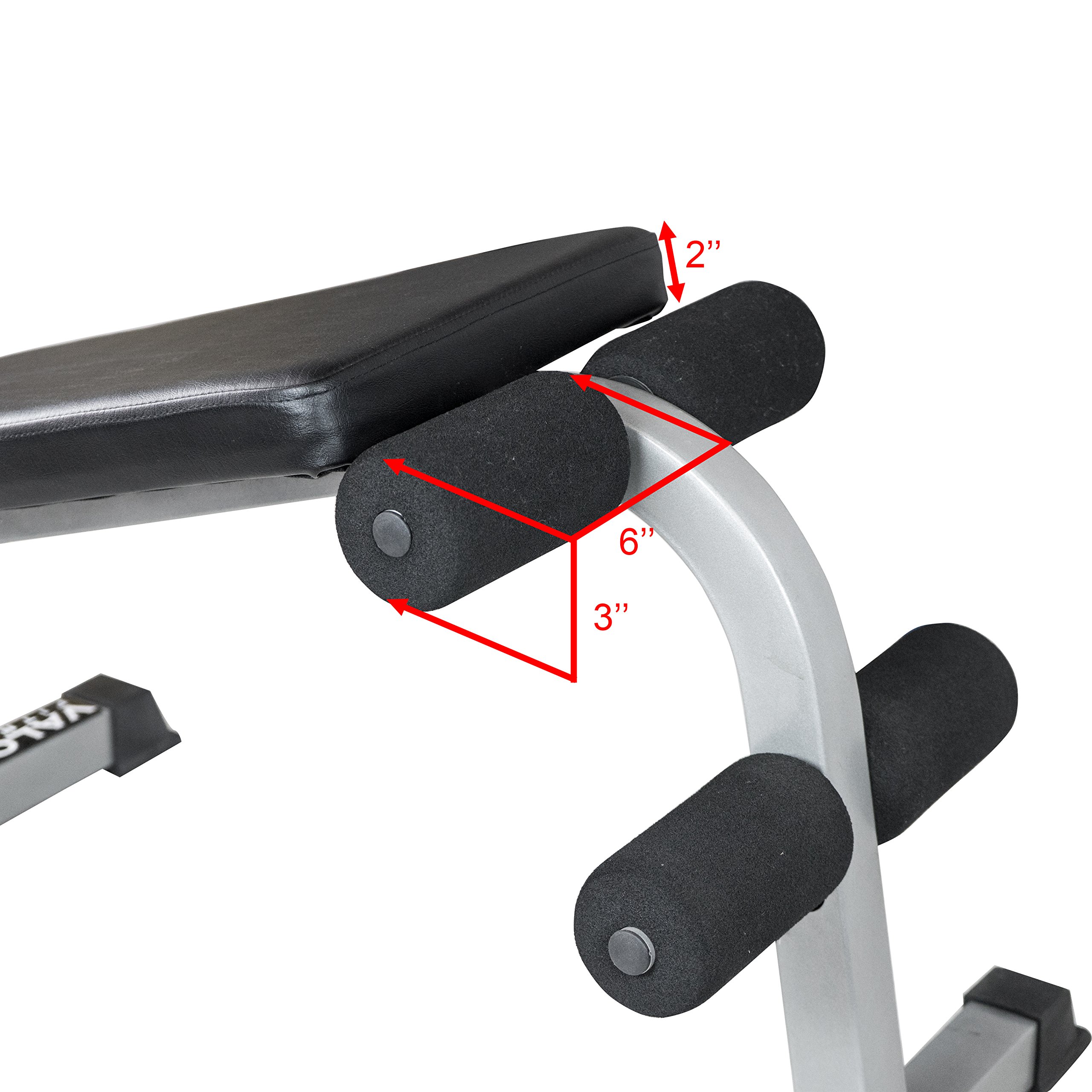 Valor Fitness Adjustable Decline Sit Up Bench & Ab Slant Board - Abdominal Crunch Machine for Core Strength Training, Home Gym Equipment - Perfect for Home Workouts, Ab Exercises & Full-Body Fitness