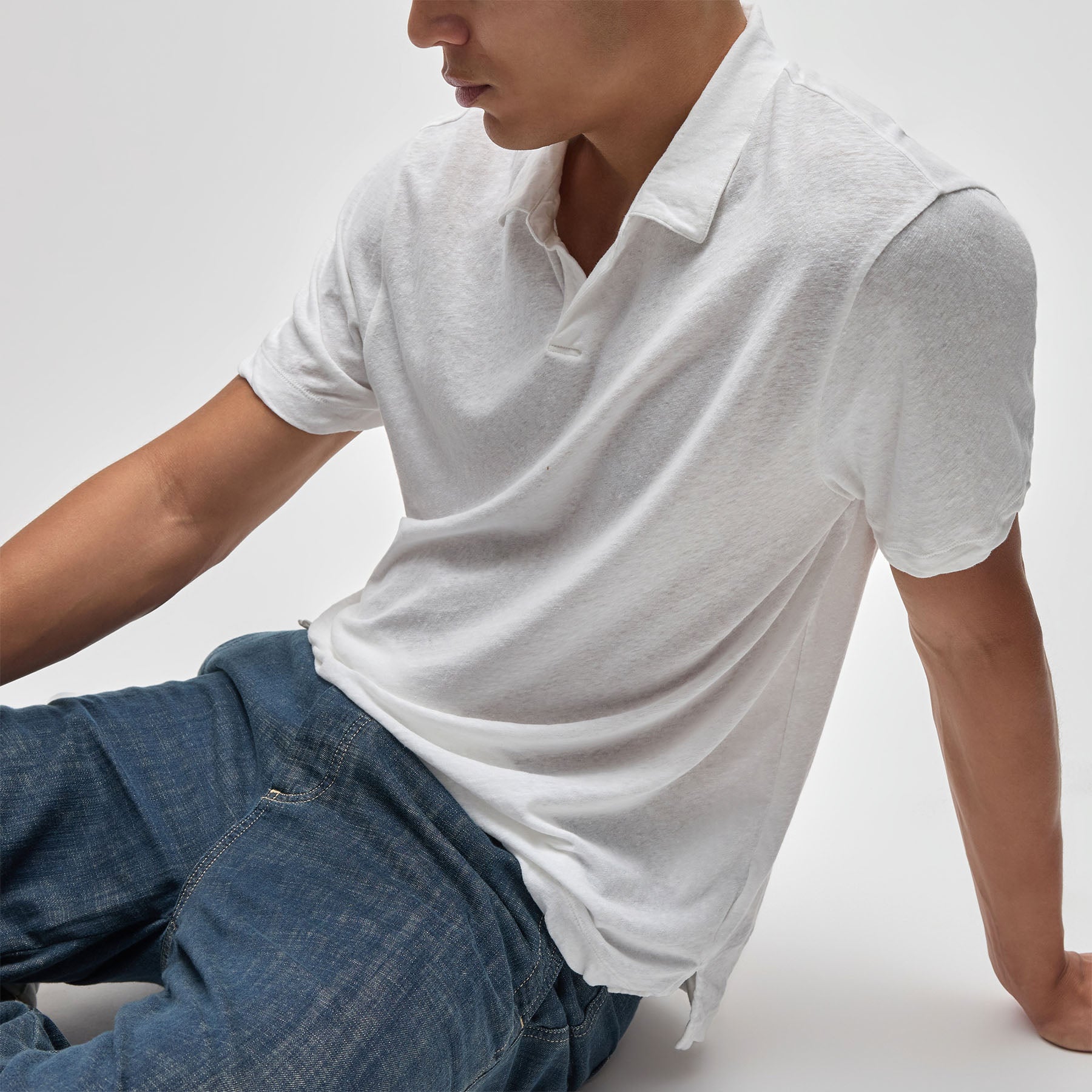 Premium Cotton Jersey Polo Shirt for Men - Classic White Casual & Business Wear - Perfect for Office, Golf, and Everyday Outfits