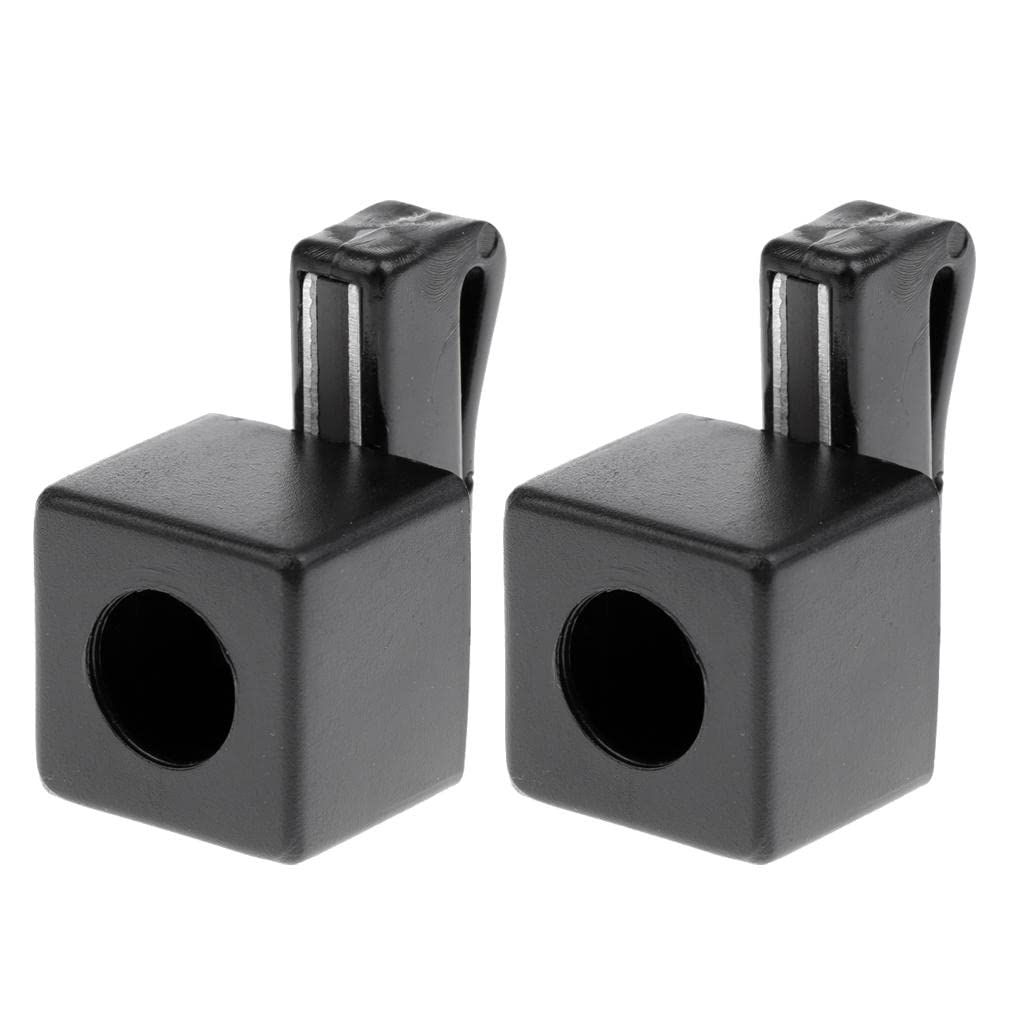 DYNWAVE 2 Pack Snooker Chalk Holder with Belt Clip - Premium Billiard Pool Cue Accessories for Professional & Home Game Rooms, Bars, and Pool Halls