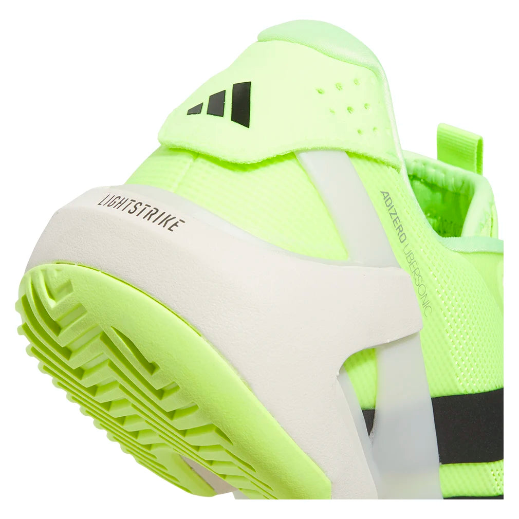 Adizero Ubersonic 5 Men's Tennis Shoes - Lightweight Performance Court Shoes in Lucid Lemon & Core Black | Perfect for Competitive Matches & Training Sessions