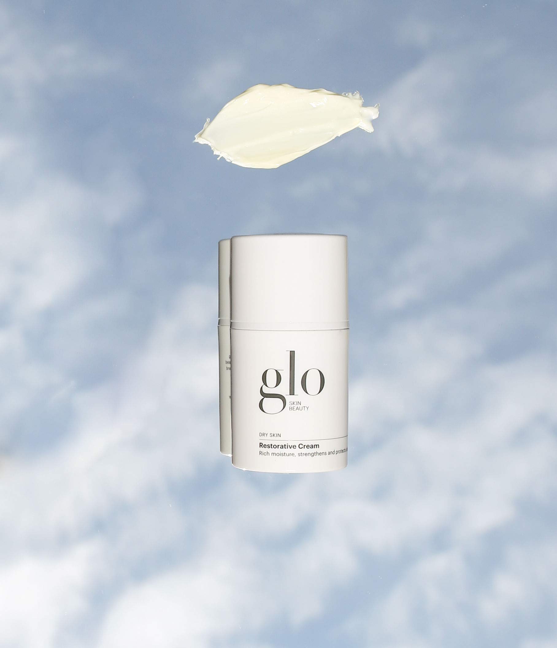 Glo Skin Beauty Restorative Cream & Oil-Free Moisturizer Bundle | Anti-Aging Skincare Set for Dry & Sensitive Skin | Day & Night Hydration Routine