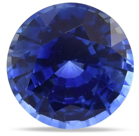 2.43 Carat Round Cut Blue Sapphire Gemstone - Natural Loose Stone for Engagement Rings & Fine Jewelry | Perfect for Wedding Bands, Pendants & Earrings