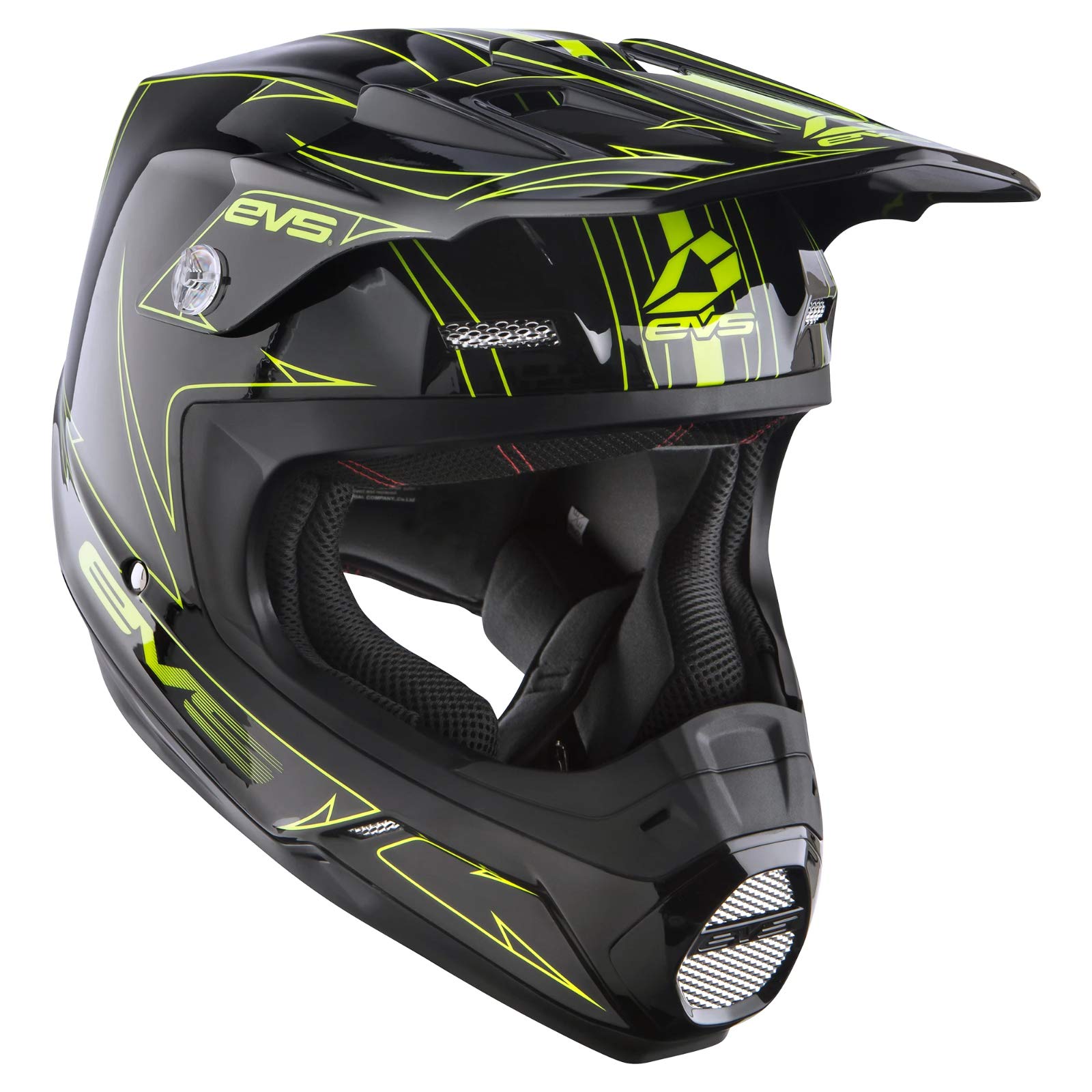EVS Sports Off-Road Pinner Helmet (T5 Pinner) - Lightweight Motocross & Dirt Bike Helmet for Extreme Sports & Trail Riding