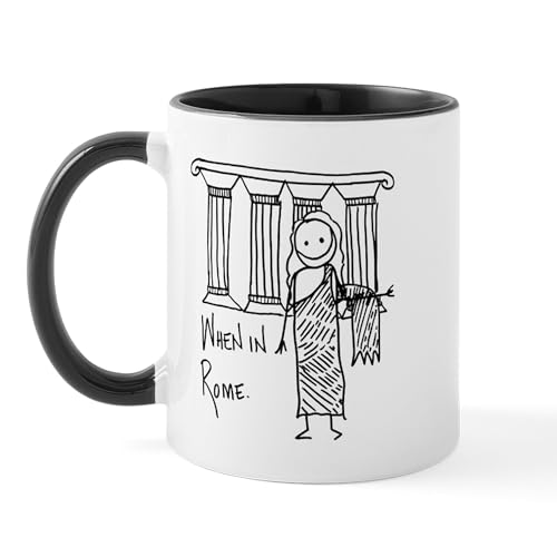 White/Black Inside - Rome Mug