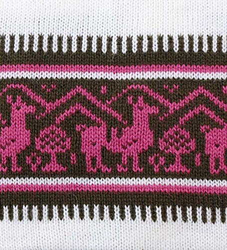 Ivory/Fuchsia/Leaf Green